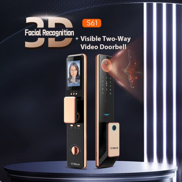 Rhett 3D face recognition smart lock S61